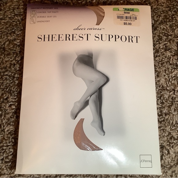 jcpenney Accessories Jcpenney Sheer Caress Control Top Pantyhose
